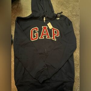 GAP Navy Hoodie with Red Logo